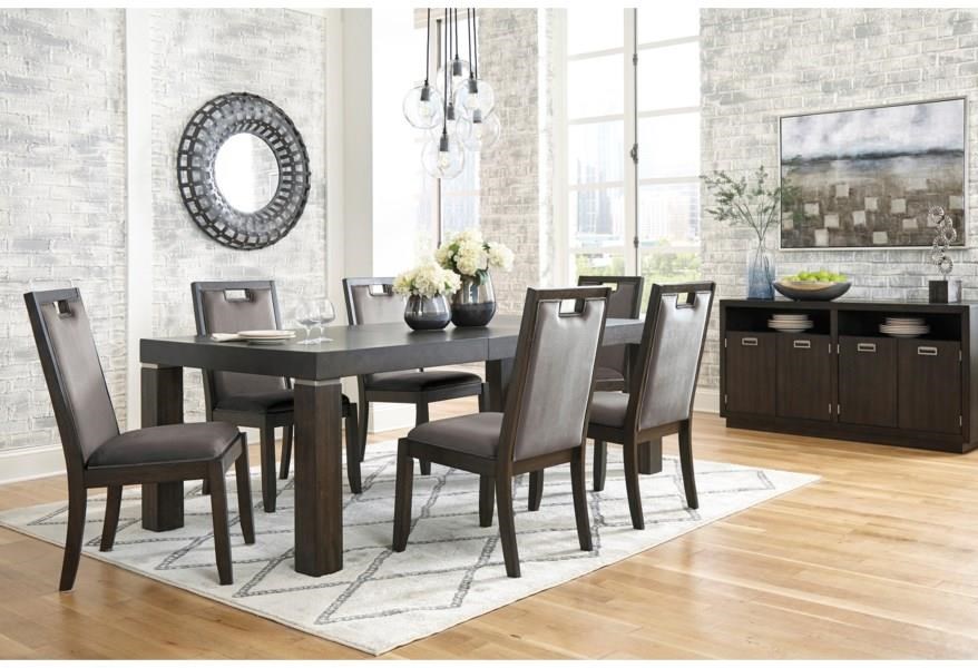 Ashley dining sales table set